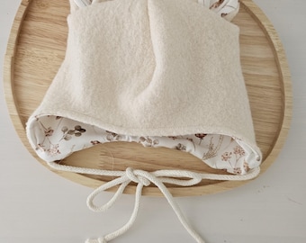 wool felt bear hat