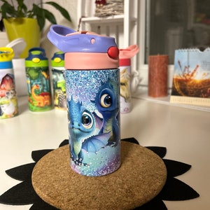 Children&#39;s Bottle / Tumbler / Mug 12oz 340ml Baby Dragon