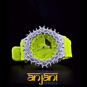 Nouvelle montre en diamant Moissanite entièrement glacée Bezal Montre hip hop Bezal Bezal buste de luxe en diamant Bezal uniquement en diamant sans montre