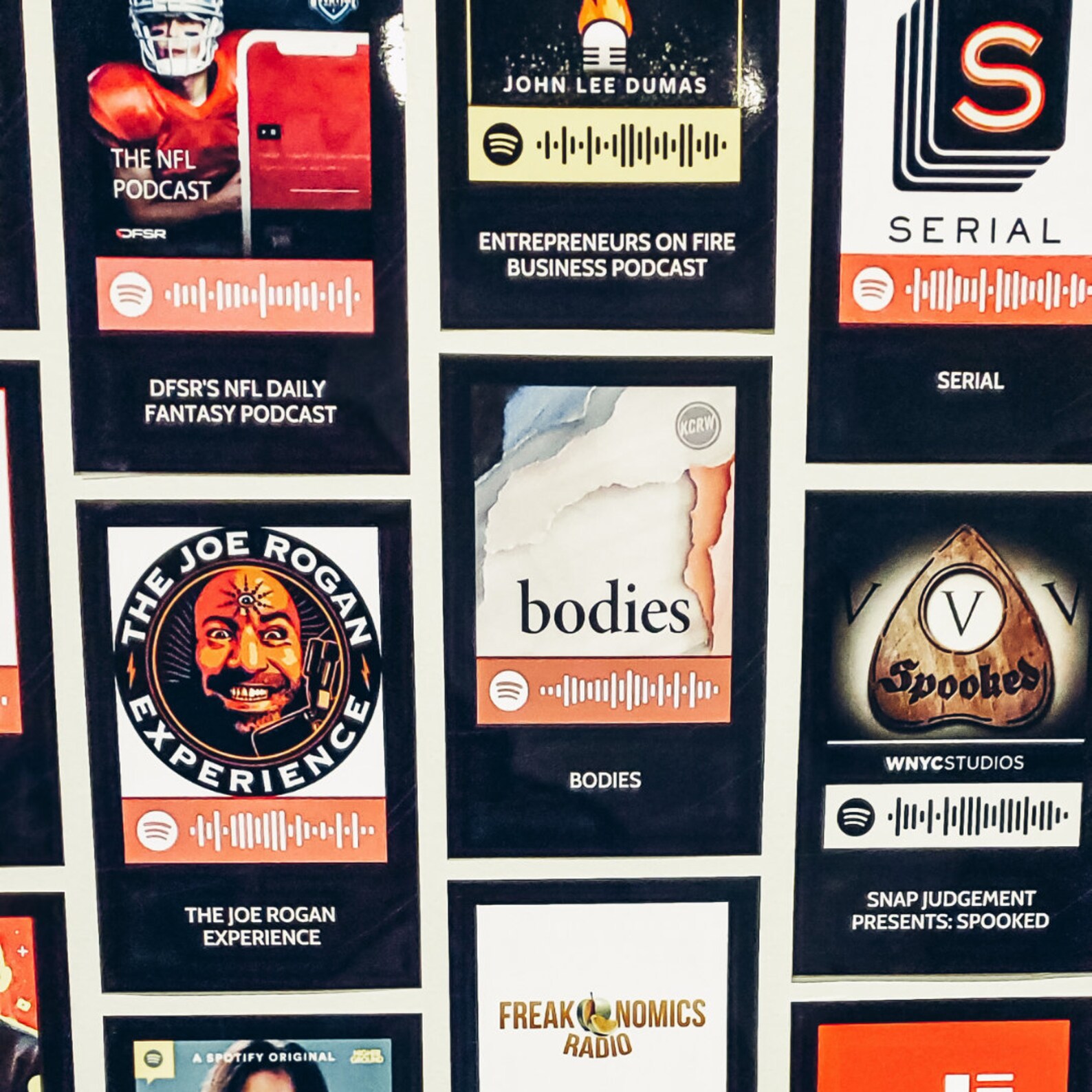 Scan & Play Spotify Podcast Wall Art Podcast Posters Etsy
