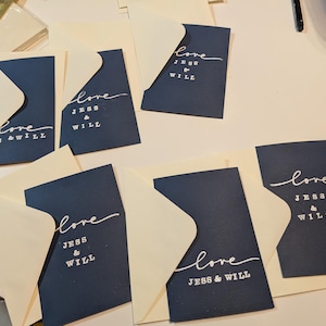 Custom Hand-Embossing Add-On for Save the Date Postcards