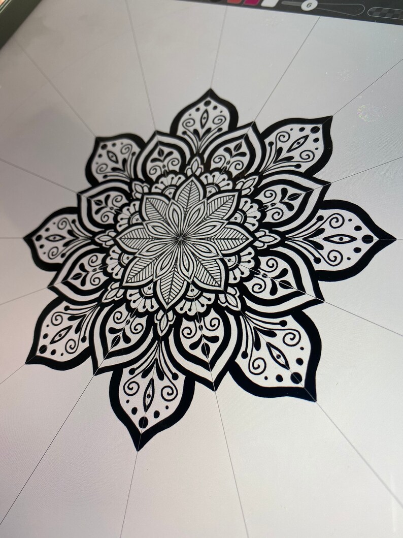 Mandalas Stamps Procreate Procreate Brush Digital Art Ipad Etsy