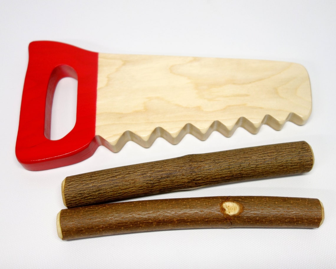 Red Toy Saw, Wooden Craft Saw for Children TAX INCLUDED Etsy