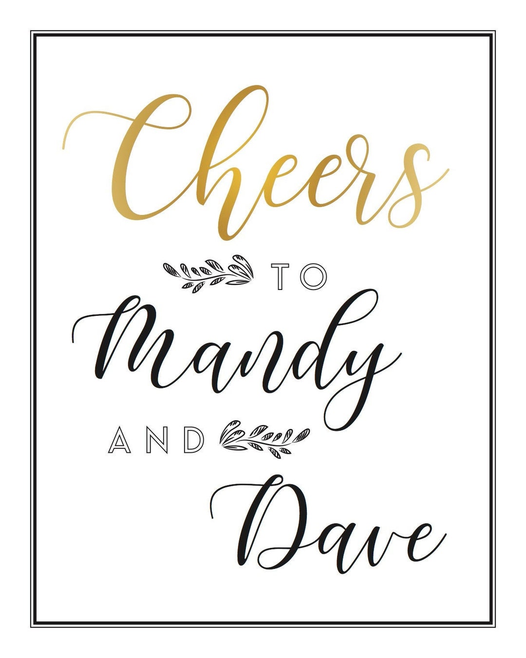 Custom Cheers Bar Sign Etsy