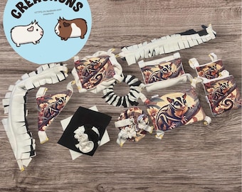 Sugar glider fleece hamac kits