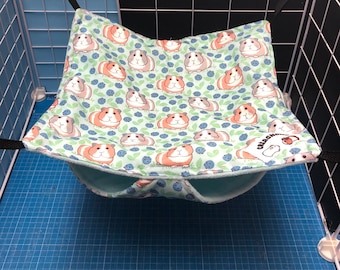 Hammock for guinea pig, ferret, rat, hamster, sugar glider or hedgehog