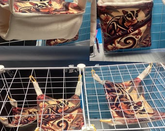 Handmade apron for sugar gliders