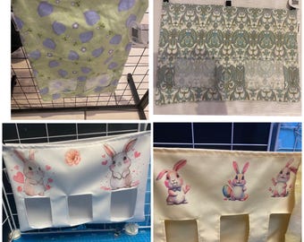 Handmade hay bags for BUNNIES