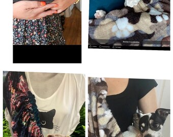 Srunchie scarf for cats, rabbit, ferret, sugar glider and small dogs