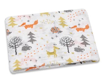 woodland muslin blanket