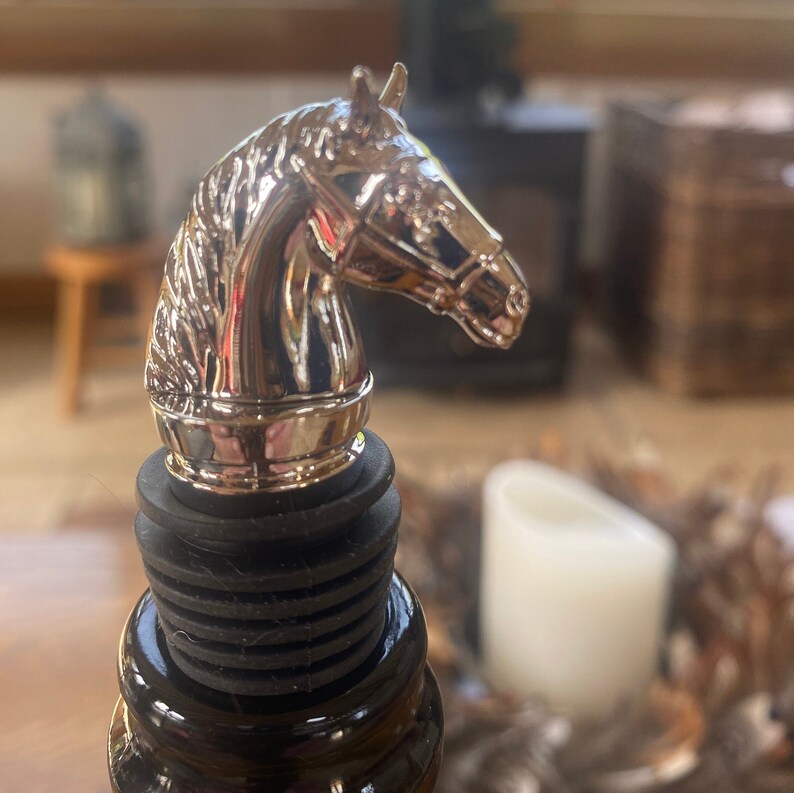 DogWhistleLanyard Horse Wine Stopper - Thumbnail 5