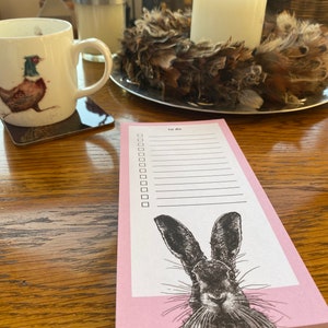 Hare To Do List, Note Pad, Shopping List