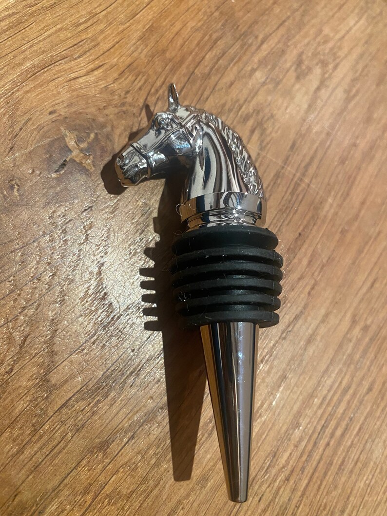 DogWhistleLanyard Horse Wine Stopper - Thumbnail 3