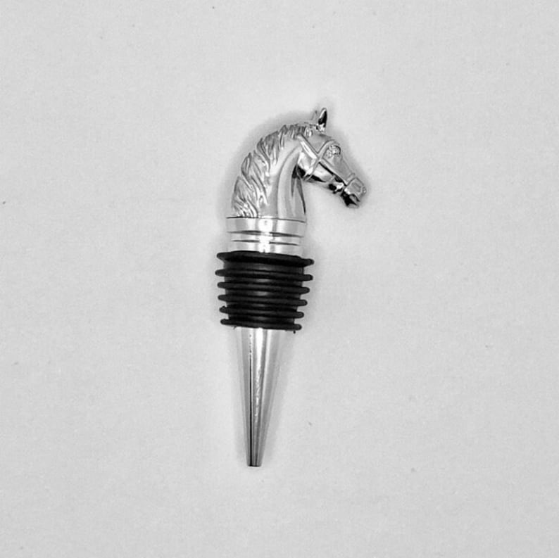 DogWhistleLanyard Horse Wine Stopper