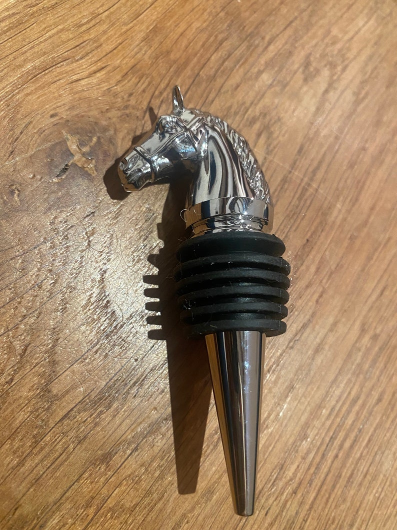 DogWhistleLanyard Horse Wine Stopper - Thumbnail 4