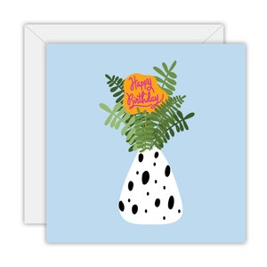 Feliz aniversário - cadela sedenta | Cartão comemorativo | Papel 100% reciclado | Projetado e fabricado na Austrália