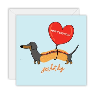 You hot dog | Greeting card | 100% recycled paper | Designed & made in Australia