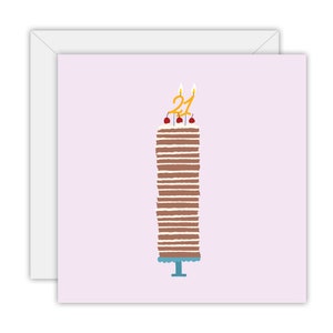 Joyeux 21 anniversaire | Carte de vœux | Papier 100% recyclé | Conçu et fabriqué en Australie