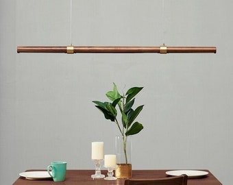 Walnut LED - Pendant Bar Light