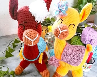PATTERN : crochet Llama / amigurumi Llama pattern /US term pattern /English pattern / crochet Llama /Llama tutorial