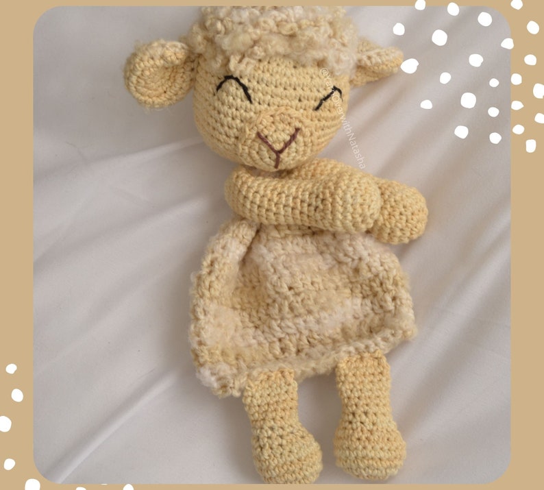 PATTERN for Crochet Sheep Lovey Lamb Lovey Pattern Easy for Etsy Canada