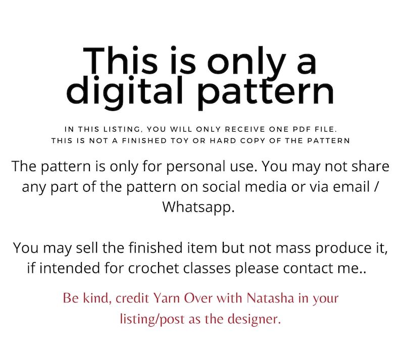 PATTERN for a Amigurumi sea turtle: Easy to follow crochet turtle pattern for beginners, US term crochet pattern for a amigurumi sea turtle image 3