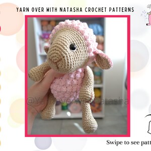 Crochet lamb pattern: Easy to follow crochet lamb pattern for beginners, US term crochet pattern for a amigurumi sheep pattern