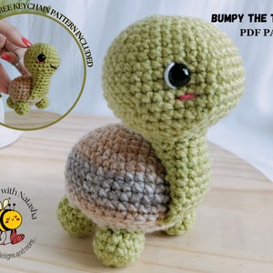 turtle pattern crochet, keychain crochet pattern, amigurumi turtle crochet pattern, turtle pattern, pattern for market prep, PDF turtle toy