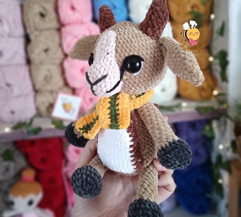 Crochet gazelle pattern, amigurumi springbok, low sew gazelle pattern, amigurumi gazelle, Cute springbok pattern, gift for kids image 7