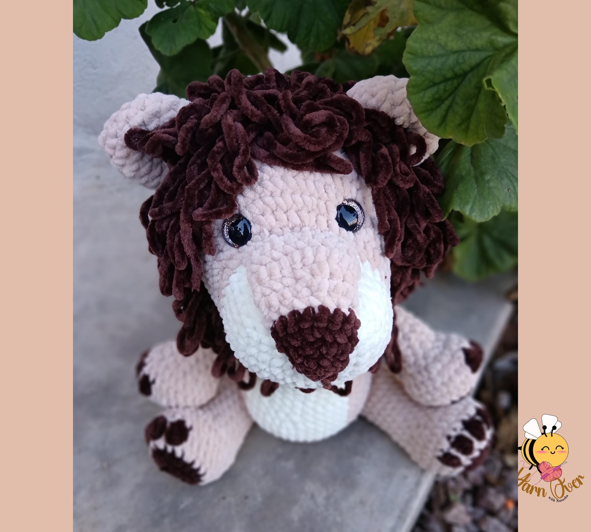 PATTERN Amigurumi Lion: Plush Amigurumi Lion Pattern, Easy Crochet Lion ...