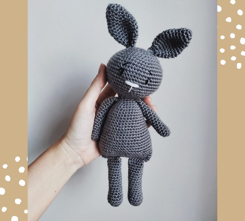 crochet bunny for easter, Easy to follow ragdoll pattern for a bunny. DIY bunny for vintage style nursery