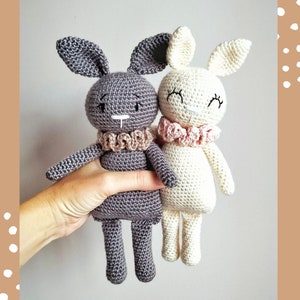 crochet bunny for easter, Easy to follow ragdoll pattern for a bunny. DIY bunny for vintage style nursery