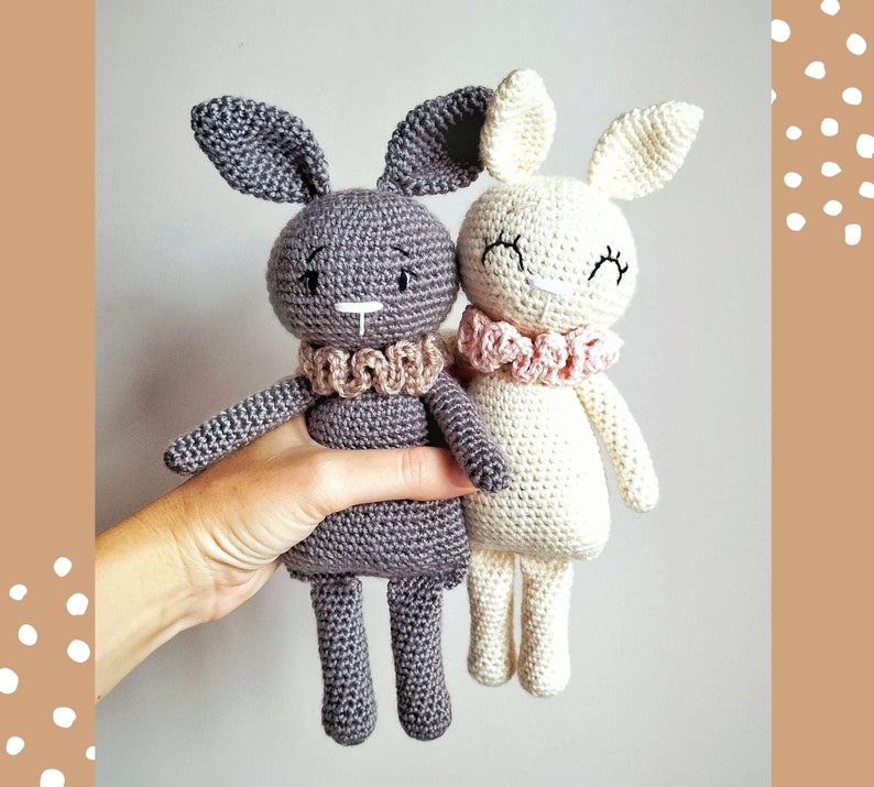 crochet bunny for easter, Easy to follow ragdoll pattern for a bunny. DIY bunny for vintage style nursery