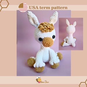 Crochet Llama pattern, Llama amigurumi, beginner-friendly Llama crochet pattern, cute plush Llama crochet pattern