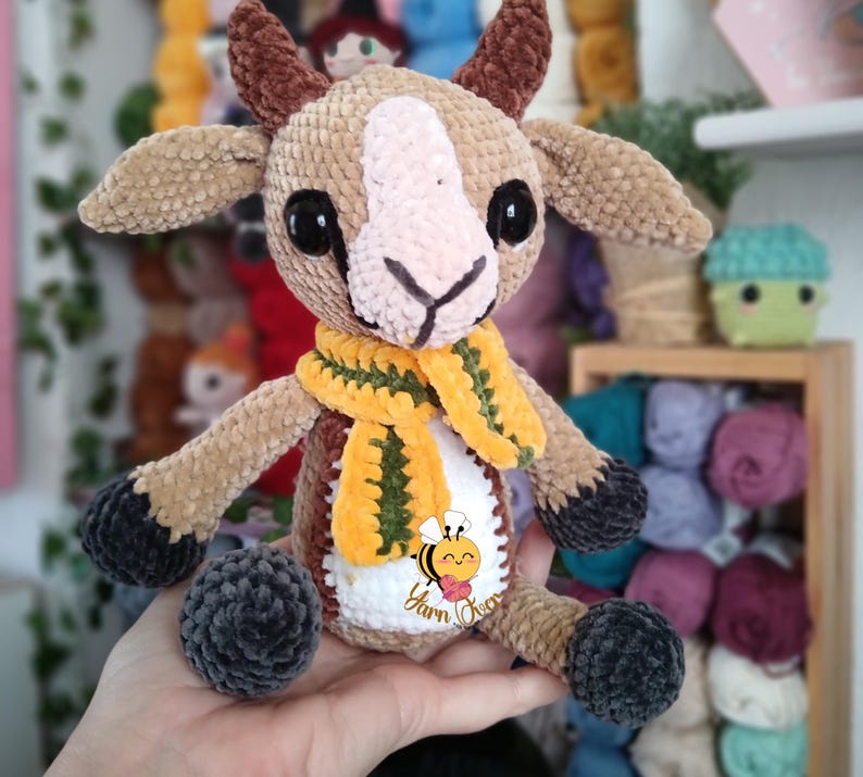 Crochet gazelle pattern, amigurumi springbok, low sew gazelle pattern, amigurumi gazelle, Cute springbok pattern, gift for kids image 10