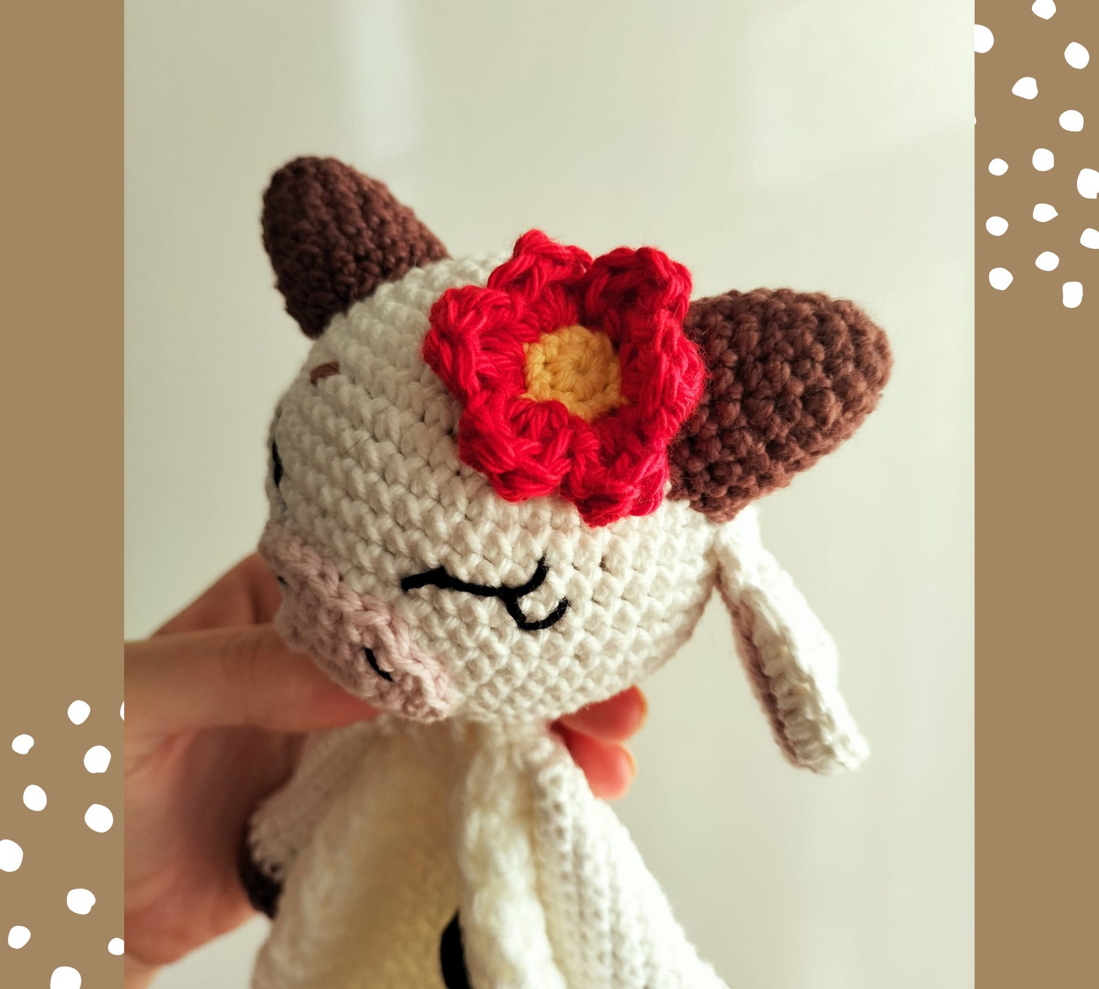 Crochet Cow Lovey Pattern Cow Snuggler Pattern Cow Pattern Etsy