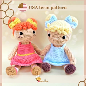 amigurumi doll pattern, crochet doll pattern, Molly the doll crochet pattern,doll amigurumi pattern, DIY crochet doll pattern, DIY gift