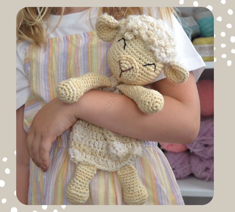 PATTERN for Crochet Sheep Lovey Lamb Lovey Pattern Easy for Etsy Canada