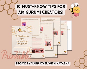 Amigurumi tips and tricks:10 must-know tips for amigurumi creations. Ebook for tips and tricks