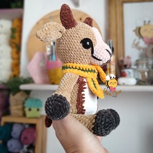 Crochet gazelle pattern, amigurumi springbok, low sew gazelle pattern, amigurumi gazelle, Cute springbok pattern, gift for kids image 6