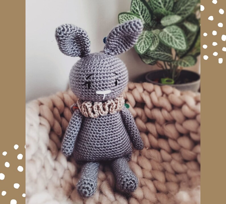 crochet bunny for easter, Easy to follow ragdoll pattern for a bunny. DIY bunny for vintage style nursery