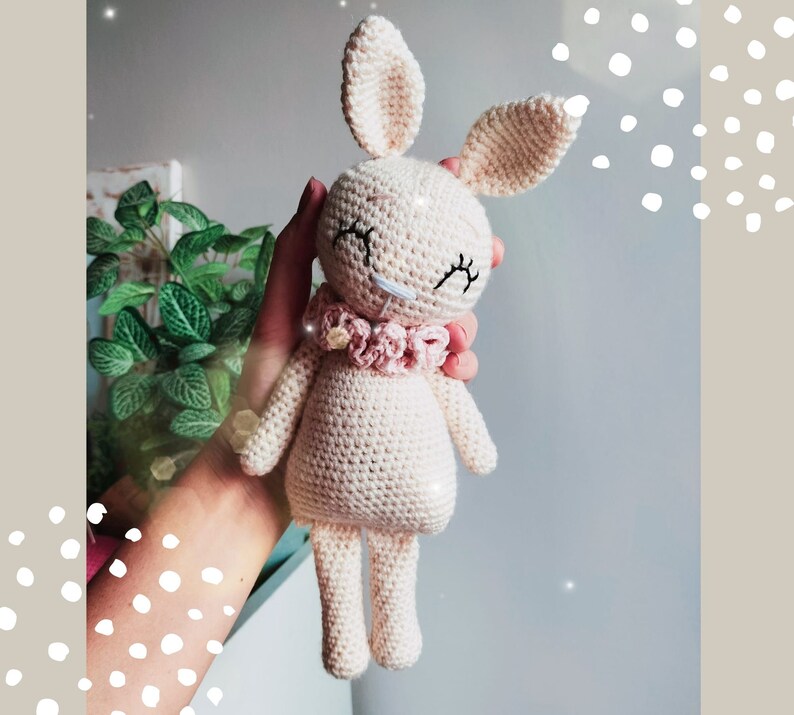 crochet bunny for easter, Easy to follow ragdoll pattern for a bunny. DIY bunny for vintage style nursery