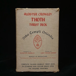 Vintage, Aleister Crowley Thoth Tarot Deck, White Box C