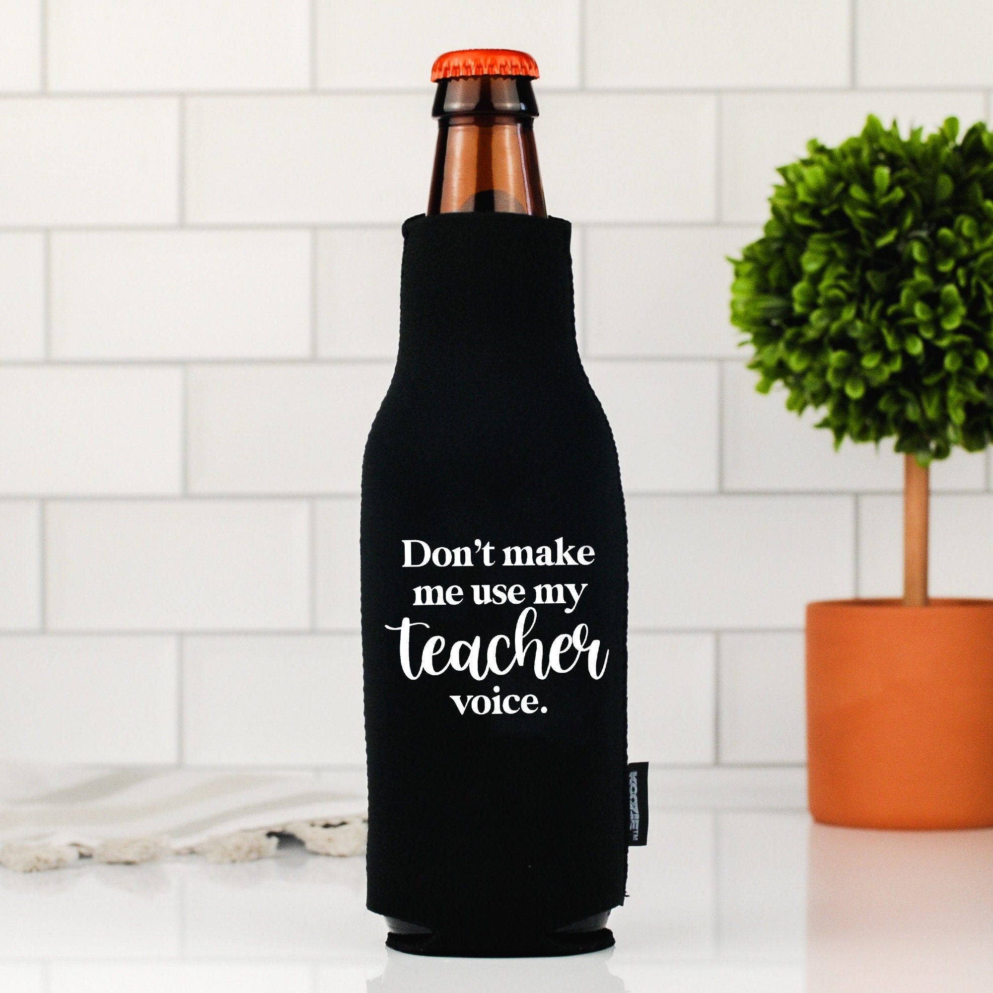  Zip-Up Bottle Koozie® Cooler 101073