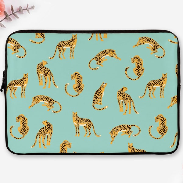 Leopard Laptop Sleeve Wild Cat Laptop Sleeve Animal Laptop Sleeve 12 inch Laptop Sleeve 13 inch Laptop Sleeve 15 inch Laptop Sleeve RA0158