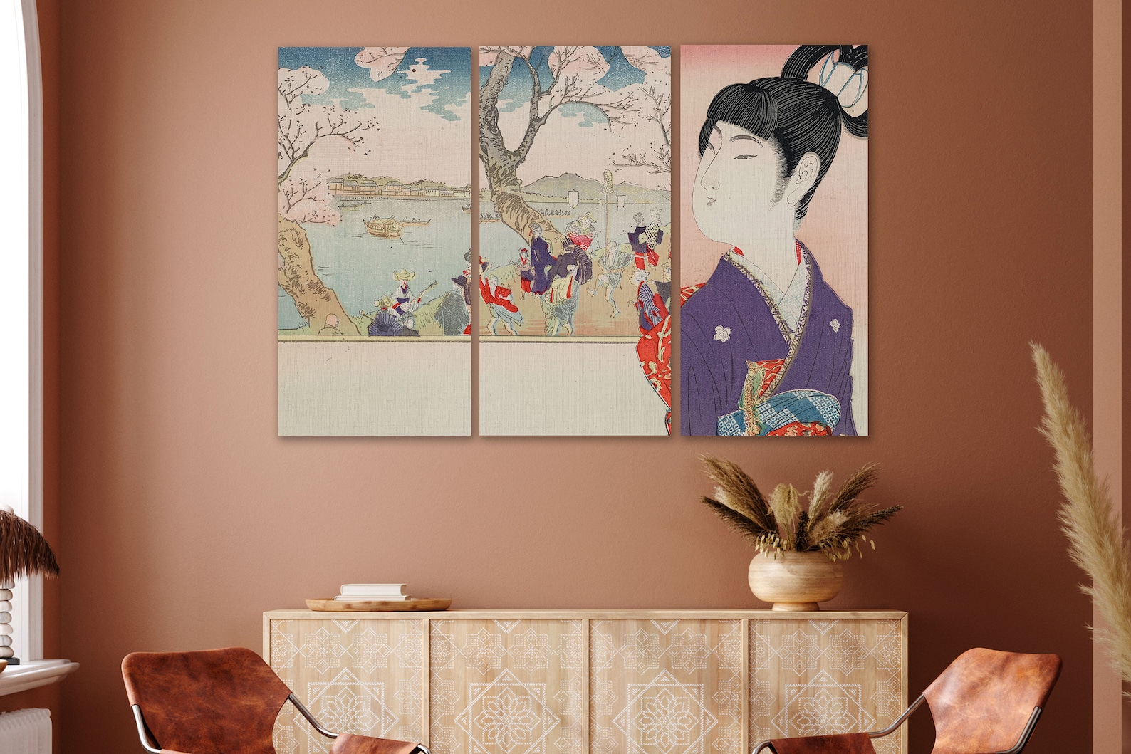 Japan Wall Art Paintings Panel Wall Pictures Posters for Room - Etsy