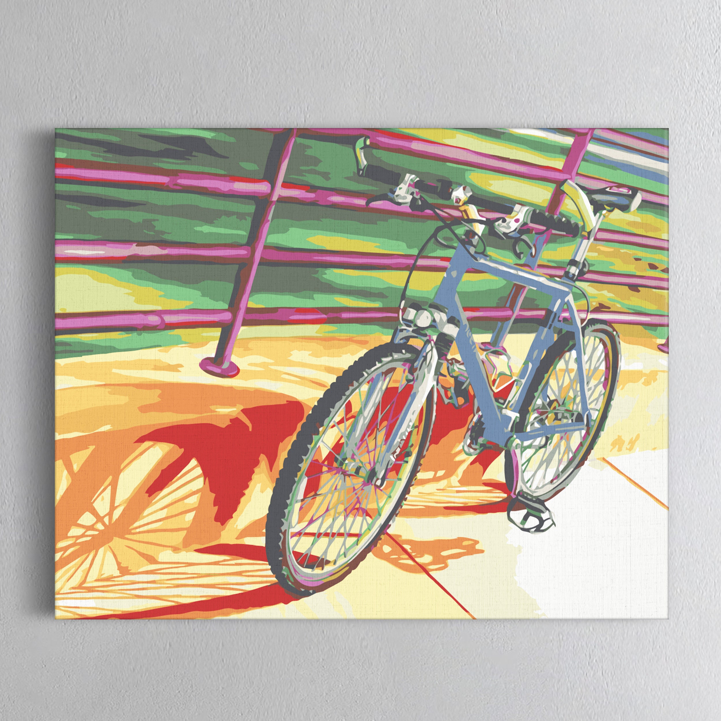 paint by numbers bicycle