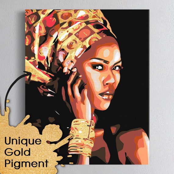 African Art Women - NEW Paint By Number - Paint by numbers for adult