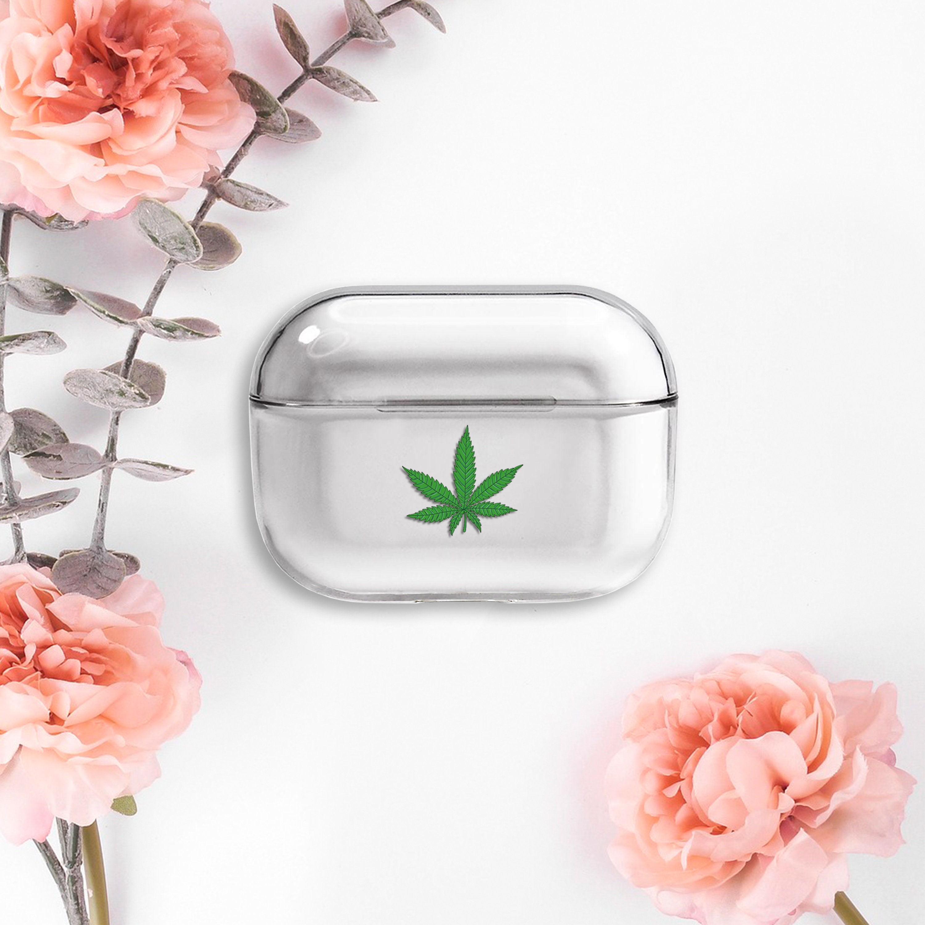 Weed Airpod Case Iphone Airpods Pro Case Cover Weed Leaves Etsy UK