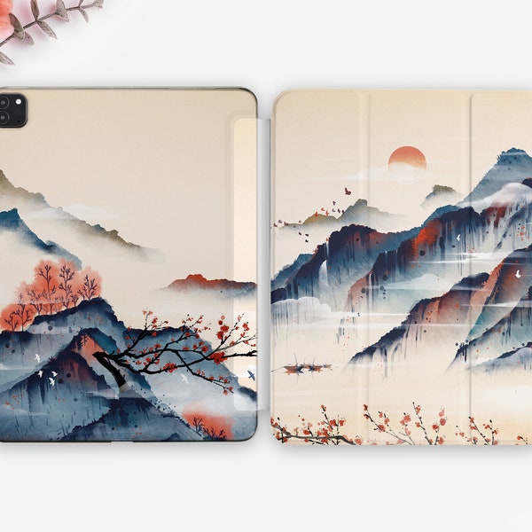 Japan iPad Air 4 2020 Case iPad 10.2 2020 8 generation Sakura Smart Cover for iPad Mini 5 Hard Back Shell Apple iPad Pro 11.4 2020 RA0362